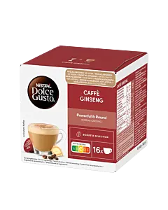 Nescaf&eacute; Caff&egrave; Ginseng pakke og kapsel til Dolce Gusto
