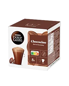 Nescaf&Atilde;&copy; Chococino package and capsule for Dolce Gusto