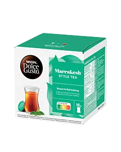 Nescaf&eacute; Marrakesh Style Tea pakke og kapsel til Dolce Gusto

