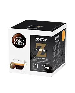 Zo&Atilde;&copy;gas Espresso package and capsule for Dolce Gusto