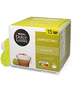 Nescaf&Atilde;&copy; Cappuccino Big Pack package and capsule for Dolce Gusto