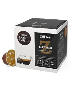 Zo&Atilde;&copy;gas Espresso package and capsule for Dolce Gusto