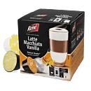 Café René Vanilla Latte Macchiato pakke og kapsel til Dolce Gusto

