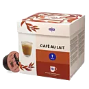 Kaffekapslen CafÃ© Au Lait package and capsule for Dolce Gusto