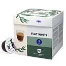 Kaffekapslen Flat White pakke og kapsel til Dolce Gusto
