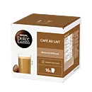 NescafÃ© CafÃ© au Lait package and capsule for Dolce Gusto