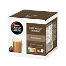 NescafÃ© CafÃ© Au Lait Intenso package and capsule for Dolce Gusto