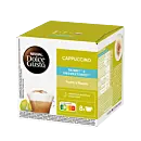 Nescafé Cappuccino Skinny & Unsweetened pakke og kapsel til Dolce Gusto
