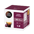 Nescafé Doppio Espresso pakke og kapsel til Dolce Gusto
