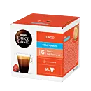 NescafÃ© Lungo Decaffeinato package and capsule for Dolce Gusto
