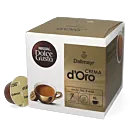 Dallmayr Crema d'Oro pakke og kapsel til Dolce Gusto