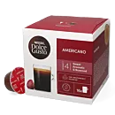 NescafÃ© Americano package and capsule for Dolce Gusto