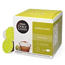 NescafÃ© Cappuccino package and capsule for Dolce Gusto
