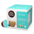 NescafÃ© Flat White package and capsule for Dolce Gusto