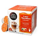 NescafÃ© Latte Macchiato Caramel package and capsule for Dolce Gusto