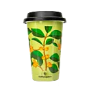 Coffee Plant design thermal mug 