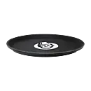 Kaffekapslen black tray with Logo 