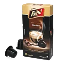 CafÃ© RenÃ© Chocolate package and capsule for NespressoÂ®