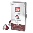 illy Espresso Intenso package and capsule for NespressoÂ®