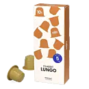 Kaffekapslen Lungo package and capsule for NespressoÂ®