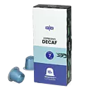 Kaffekapslen Espresso Decaf Premium pakke og kapsel til Nespresso
