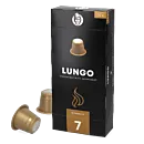 Kaffekapslen Lungo package and capsule for NespressoÂ®