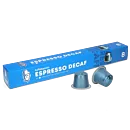 Kaffekapslen Espresso Decaf Premium pakke og kapsel til Nespresso
