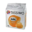 CafÃ© Hag Crema Decaf package and capsule for Tassimo