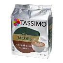 Jacobs Cappuccino Classico package and capsules for Tassimo