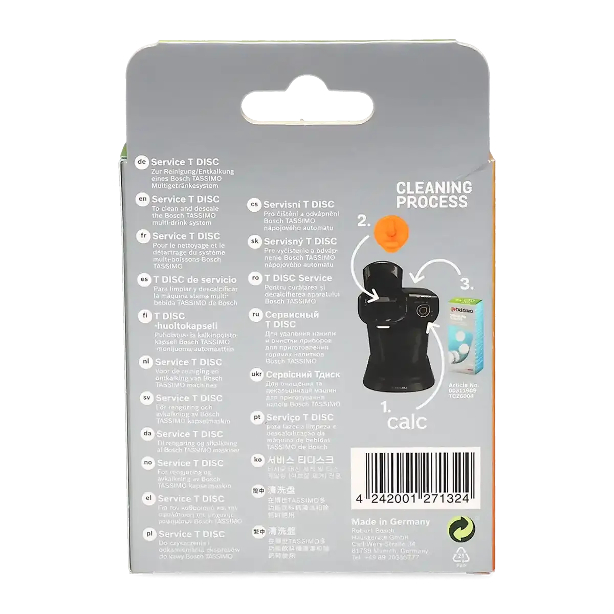 Tassimo\u0020Orange\u0020Service\u0020T\u002Ddisc