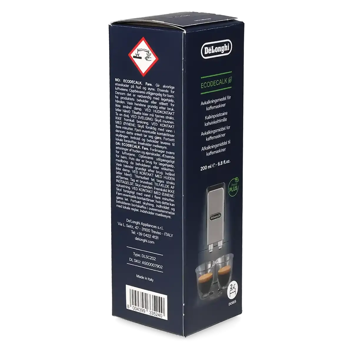 Delonghi\u0020Afkalkning\u0020Eco\u0020Decalk\u0020DLSC202