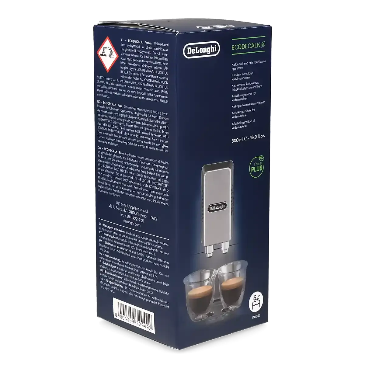 Delonghi\u0020Afkalkning\u0020Eco\u0020Decalk\u0020DLSC500
