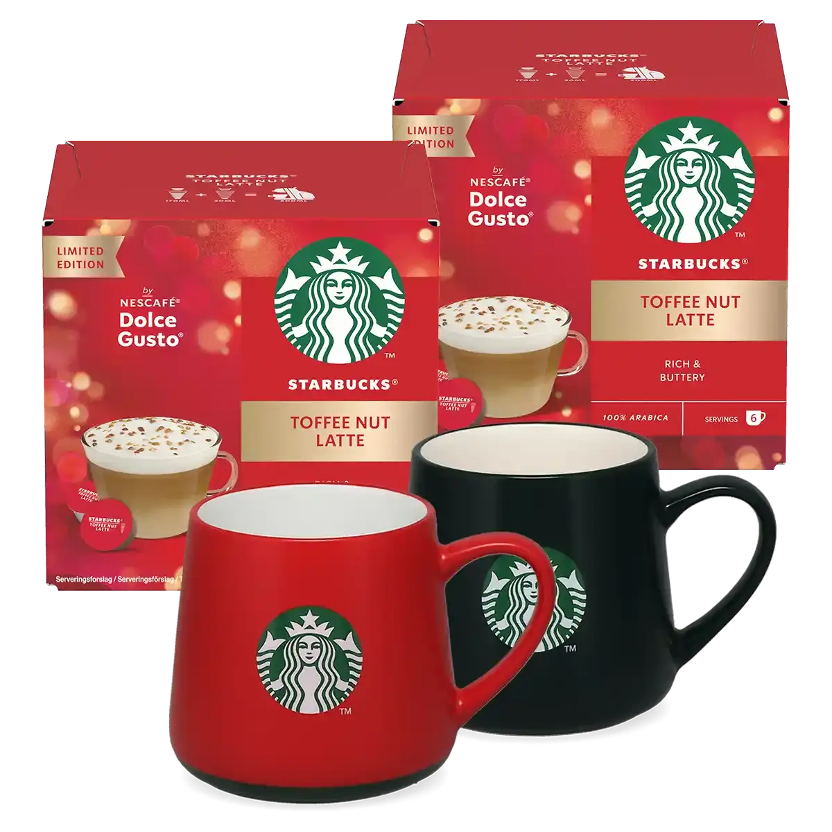 Toffee Nut Latte + 2 krus-pakke