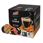 Café René Café Caramel pakke og kapsel til Dolce Gusto
