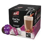 Café René Chai Tea Latte pakke og kapsel til Dolce Gusto
