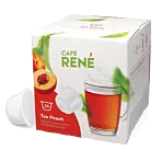 Café René Tea Peach pakke og kapsel til Dolce Gusto
