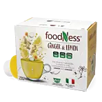 FoodNess Ginger & Lemon pakke og kapsel til Dolce Gusto
