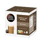 NescafÃ© CafÃ© Au Lait Intenso package and capsule for Dolce Gusto