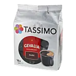 Gevalia Dark Extra Mörkrost pakke og kapsel til Tassimo