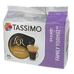 L'OR CafÃ© Long Classique 24 package and capsule for Tassimo